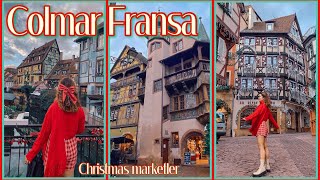 Colmar Fransa  Kurabiye evler  Christmas marketler [upl. by Muns]