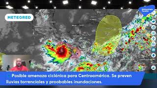 🌀Posible amenaza ciclónica para Centroamérica Actualización [upl. by Anaerol198]