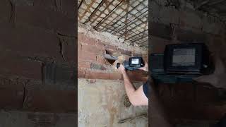 Awesome tool to cut bricks out from an old wall Sawzallrecip saw Makita [upl. by Coad]