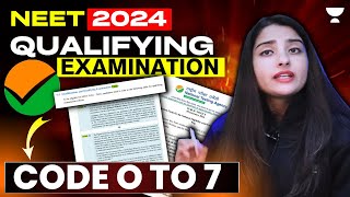 Qualifying Exam Codes Complete Information  NEET 2024 Application Form  Seep Pahuja [upl. by Berk]