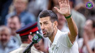 Novak Djokovics Fiery Oncourt Interview After Holger Rune Win  Fourth Round  Wimbledon 2024 [upl. by Pax]