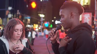 Street Preaching Jesus To Young Lost Satanist quotMY EVIL EYE PROTECTS MEquot TimeSquare NYC [upl. by Quintin]