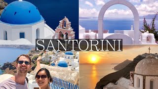 4 Beautiful Days in SANTORINI Vlog  Thira Oia Blue Domes Sunsets Volcano Tour Greece [upl. by Dyanne39]