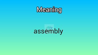 assembly meaning in English amp Telugu  Googul Dictionary dictionary meanings telugu english [upl. by Philemon]