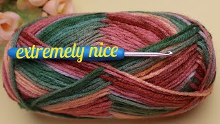 Only 1 ROW 💥 New very unique and pretty crochet pattern free How to crochet for beginners [upl. by Haugen]