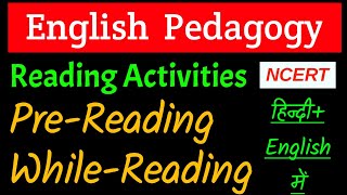 Pre Reading amp Post Reading Activities  Reading Skills  CTET  MPTET  STET  REET  UPTET  HTET [upl. by Nordek158]