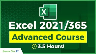 Microsoft Excel 2021365 Tutorial 35 Hours of Advanced Excel Training Course [upl. by Merc572]