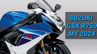 2024 Suzuki GSX R750 Specification amp Color Options [upl. by Nauqes]