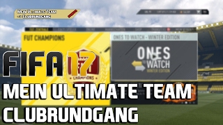 MEIN FIFA 17 ULTIMATE TEAM MEIN CLUBRUNDGANG  SPECIAL CARDS UND STATS MEINER SPIELER [upl. by Gennifer991]