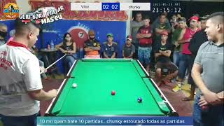 VITOR X CHUNKY  10 MIL QUEM BATE 10 [upl. by Bubb]