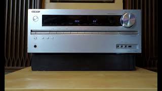 Onkyo TXNR414 amp Pioneer PDS06 [upl. by Rowney648]