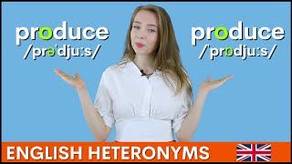 Learn the English Heteronym PRODUCE with Practice Sentences [upl. by Yelkcub657]