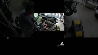 1 min cvt cleaning 😂 motordiy youtubeshorts [upl. by Schiro]