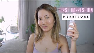 First Impression  Herbivore Pink Cloud Cleanser  Cheril issa [upl. by Thamora]