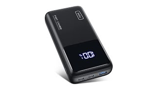 Review INIU Power Bank 25000mAh65W USB C Laptop Portable Charger PD QC Fast Charging 3Output [upl. by Dreddy]