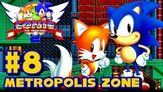 Sonic the Hedgehog 2 Genesis  1080p Part 8  Metropolis Zone [upl. by Drobman]