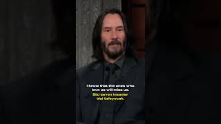 Keanu Reeves ölüm hakkında konuşuyor shorts [upl. by Irem207]