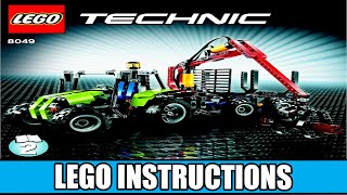 LEGO Instructions  Technic  8049  Tractor with Log Loader Book 2 [upl. by Oinimreh]