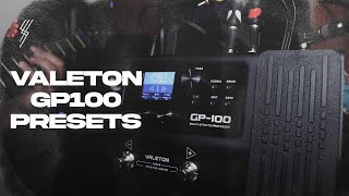 Meus Presets na Pedaleira Valeton GP100 [upl. by Latta840]