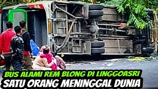 Bus Dari Balaraja Tanggerang Terguling Di Linggoasri Kajen Pekalongan Sudah Ditangani Sigap Petugas [upl. by Akenet]