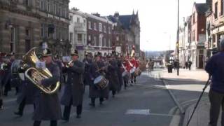 Yorkshire Regiment Wakefield Freedom march 24 [upl. by Aytida]