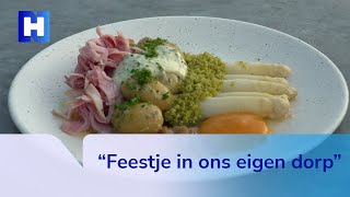 Gooischer dan Gooisch Blaricumse asperges in overvloed tijdens Aspergediner [upl. by Aillimac872]