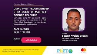 USING PhETRECOMMENDED STRATEGIES FOR MATHS amp SCIENCE TEACHING [upl. by Dlanar]