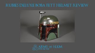 Rubies Deluxe Boba Fett Helmet Review [upl. by Koenig]