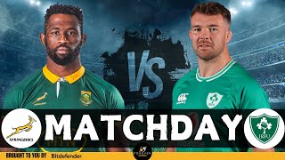 SPRINGBOKS VS IRELAND BUILDUP  South Africa vs Ireland Matchday Buildup [upl. by Danell]