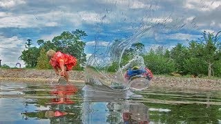 ベイブレード神業 夏休み編  KAMIWAZA Beyblade Burst Trick Shots Summer Edition [upl. by Ramsdell]