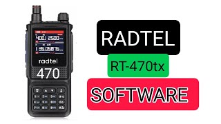 RADTEL RT470TX  PROGRAMING SOFTWARE FULL SET UP [upl. by Glinys271]