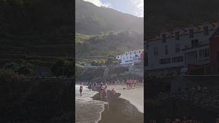 The best beach in Madeira 😱 Seixal Beach 🌊🇵🇹 [upl. by Ruthi403]