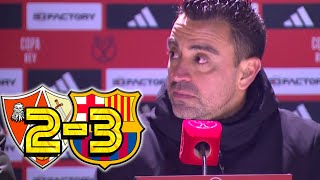 RUEDA PRENSA XAVI UD BARBASTRO 23 FC BARCELONA [upl. by D'Arcy]