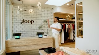 Step Inside Gwyneth Paltrows Newest Goop Store  goop Marin [upl. by Naggem]