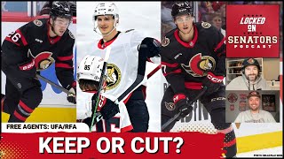 Which Pending Ottawa Senators Free Agents Will Return Next Season [upl. by Norda795]