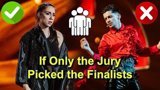 The Difference if Only the Jury Selected the Finalists in Eurovision 20102022 [upl. by Hartnett]