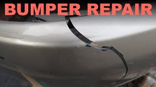 DIY Bumper Crack Repair [upl. by Eckblad259]