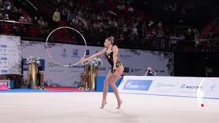 Anna Popova Hoop Grand Prix Moscow 2023 AA [upl. by Leinto602]