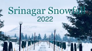 Quick Tour of NIT Srinagar  Kashmir University  ForeShore Road in Winter Snowfall 8 Jan 2022 [upl. by Allie544]