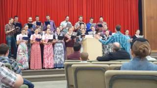 Fort Pitt gospel Choir singing at Mennonite Church in Alberta [upl. by Robb300]