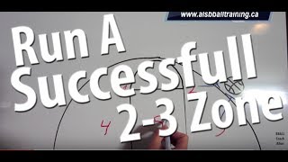 How To Run A Successful 23 Zone Defense  Basketball Zone Defense [upl. by Orravan]