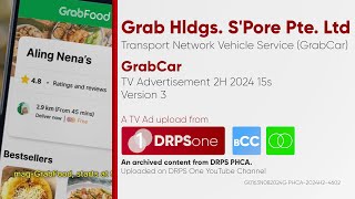 GrabCar TV Ad 2H 2024 15s Philippines Version 3 BCCST [upl. by Harmon375]