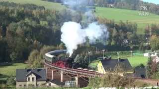 Herbstdampf auf der Erzgebirgischen Aussichtsbahn mit 50 36165 [upl. by Nim]