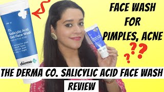 FACE WASH FOR ACNE amp PIMPLES  The Derma Co 1 Salicylic Acid Face Wash Review  Skincare [upl. by Ataliah]