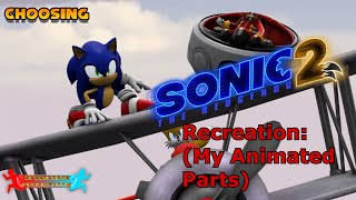 Sonic The Hedgehog 2 Movie Trailer Recreation My Animated Parts [upl. by Arita801]