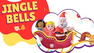 🎅🔔 Jingle Bells Animated SingAlong  🎄 Fun Christmas Songs for Kids by Polly Olly 🌟 [upl. by Fendig]