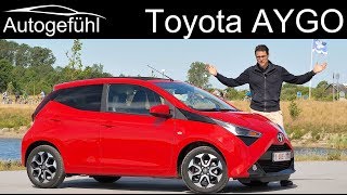 Toyota Aygo FULL REVIEW Facelift 2018 2019  Autogefühl [upl. by Herschel]