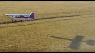 GIANT ELECTRIC RC PLANE senior kadet trainer [upl. by Yirinec]