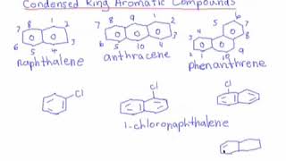 130 Polycyclic Aromatic Compounds Naphthalene Anthracene amp Phenanthrene [upl. by Graniah]