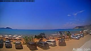 20240805 Arillas Corfu Live Webcam [upl. by Jehius]